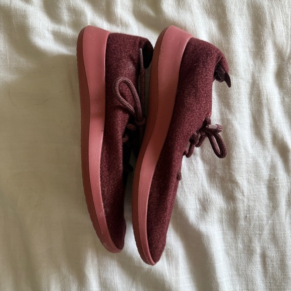 Allbirds Burgandy Wool Runners | Size 8 - Picture 5 of 7